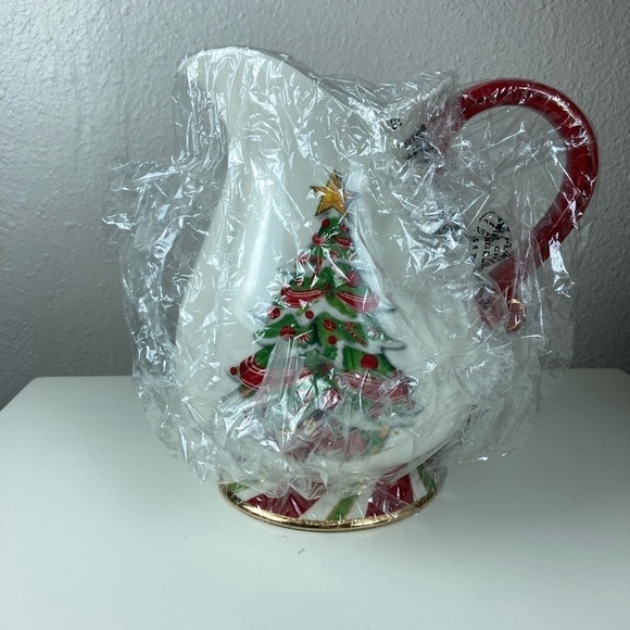 Vintage Christopher Radko Letters to Santa pitcher 8.25” Christmas Tree - Picture 3 of 13